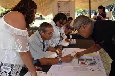 Consulta definió las obras a realizar en la colonia La Luna