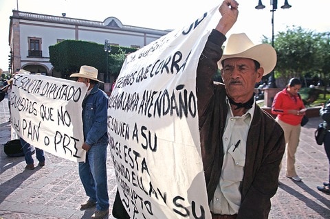 Campesinos exigen frenar la invasión de tierras 