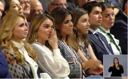 Angélica Rivera e hijas lloran tras agradecimiento de Peña Nieto
