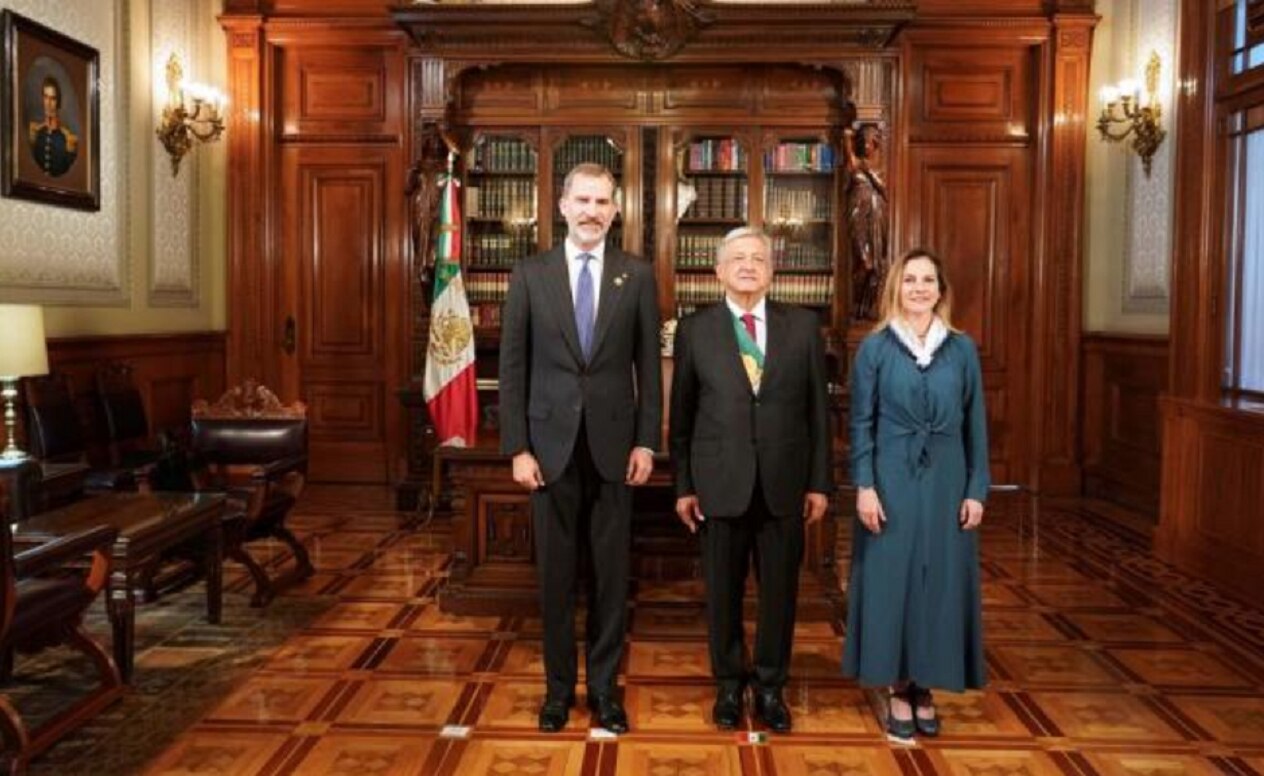 Rey de España desea estrechar vínculos con "el México de AMLO"
