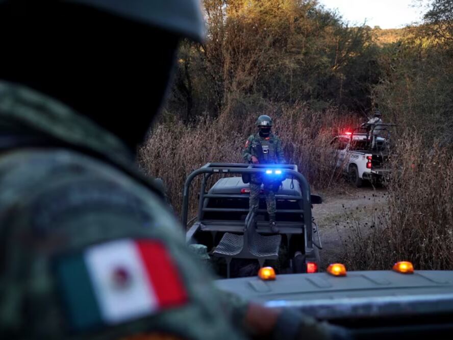Elementos de seguridad en Guanajuato. Foto: Diego Simón Sánchez / EL UNIVERSAL