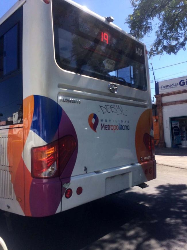 El IQT reparará unidades del Qrobús grafiteadas 