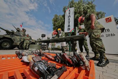 Canjearán en la capital armas