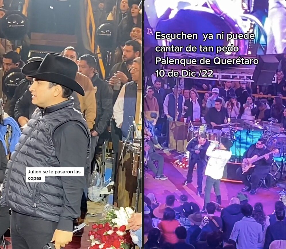 Video. Soy humano, Julión Álvarez, críticas, cantar borracho, Querétaro