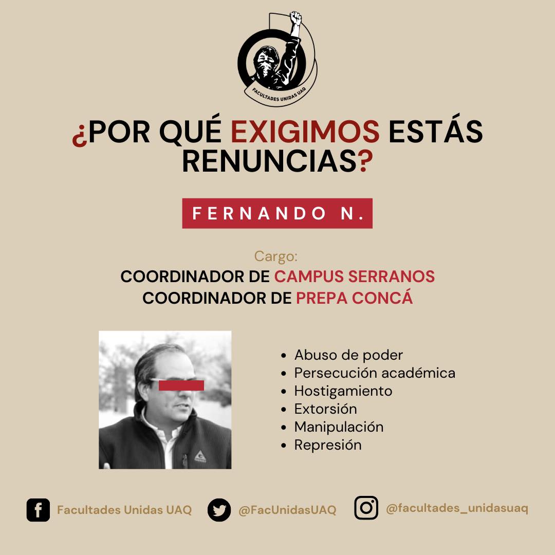 Foto: Facebook Facultades Unidas UAQ