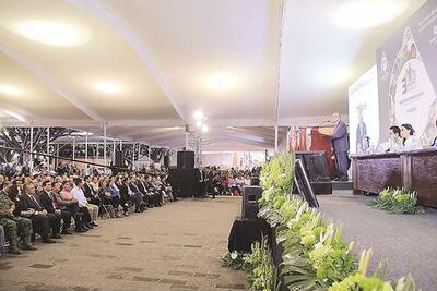 Zapata rinde cuentas a ciudadanos