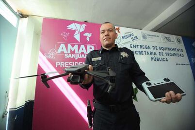 Entregan drones a la policía municipal de San Juan del Río 