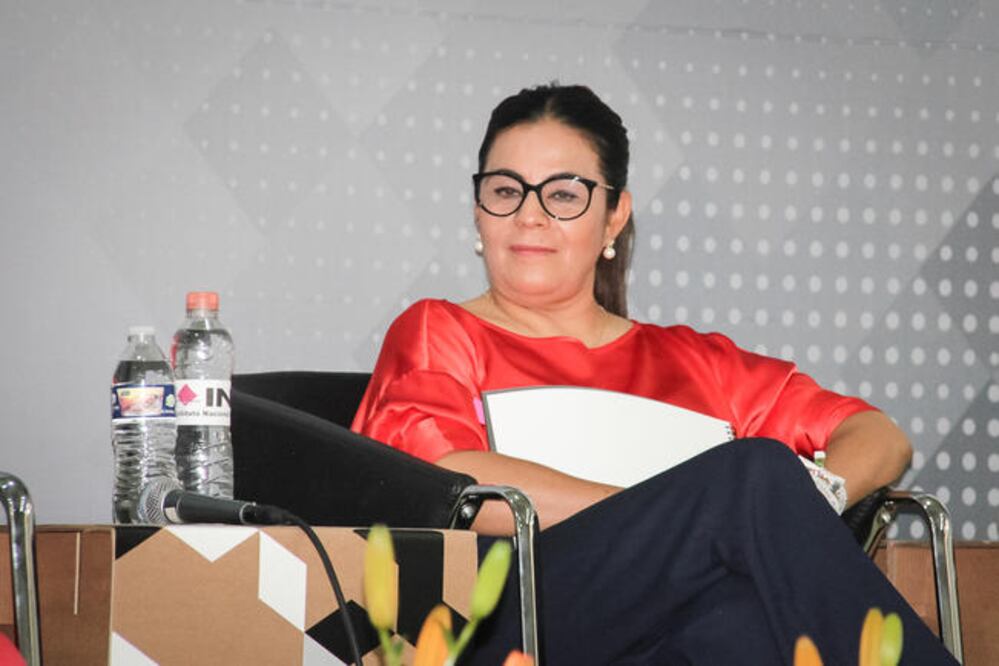 Isabel Aguilar, candidata del PRI, dijo que su partido propuso en la Legislatura, aumentar el recurso a educación. Foto: CÉSAR GÓMEZ. EL UNIVERSAL