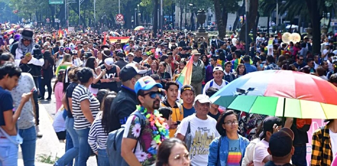Reportan 60 mil los asistentes a la marcha del orgullo gay