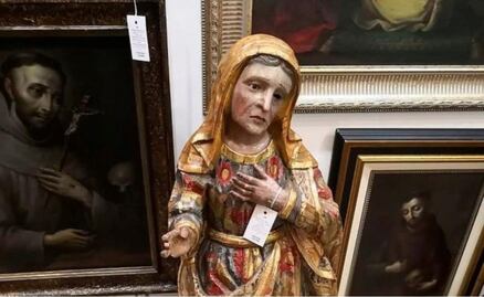 PGR recupera dos esculturas de arte sacro