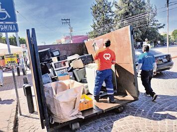 Recolectan 22 toneladas de residuos electrónicos