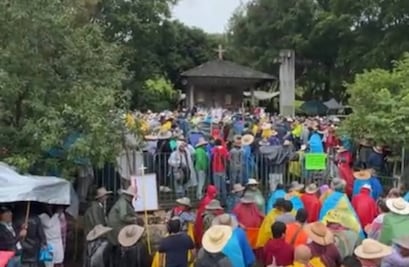 Peregrinación masculino inicia su recorrido hacia la Basílica de Guadalupe