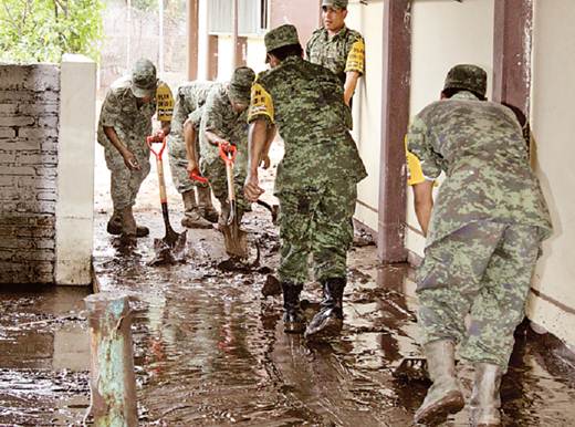 Sedena, lista ante temporada de lluvias