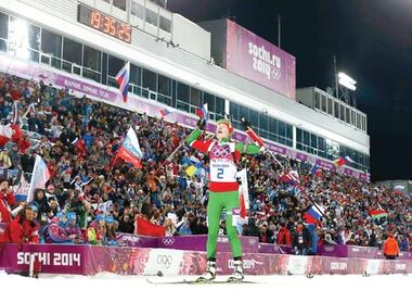 Tercer oro para Domracheva 