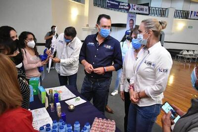 Mauricio Kuri va por apoyo de mil 500 pesos para mujeres