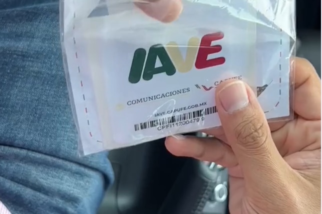 TAG de IAVE. Foto: TikTok Capufe