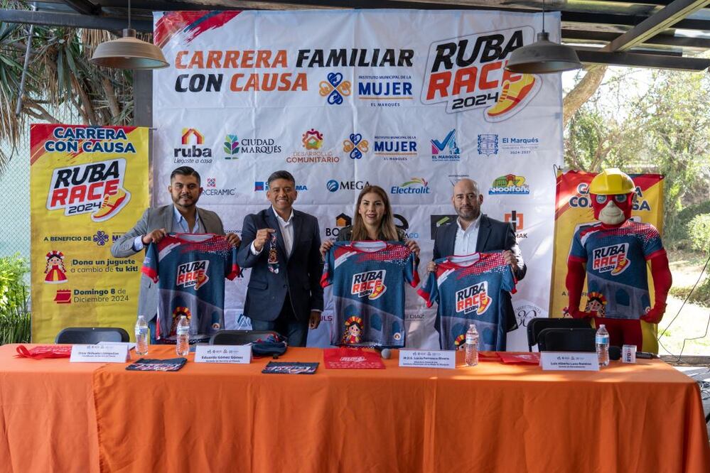 Ruba Race 2024. Corre y dona un juguete para las infancias de El Marqués. Foto: Especial