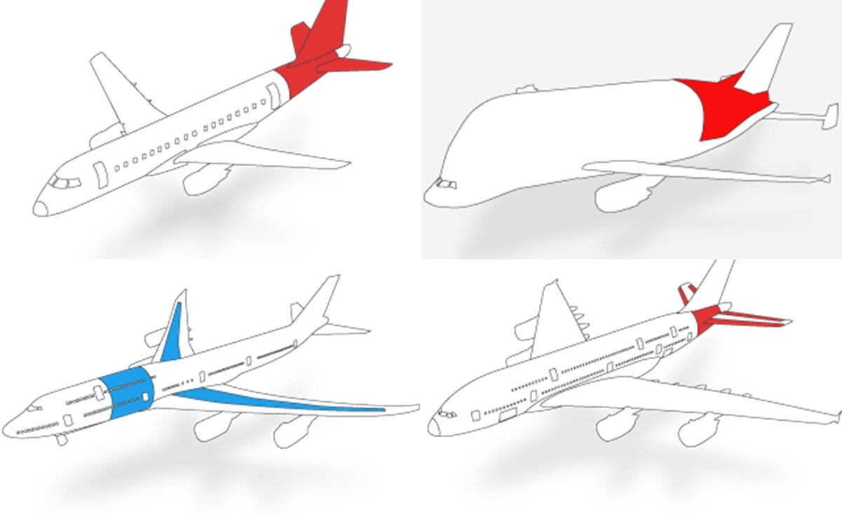 Secciones de fuselaje de los aviones. Foto:   aernnova.com
