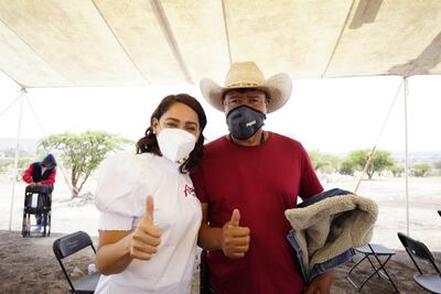 Abigail Arredondo Ramos ofrece apoyar al sector campesino