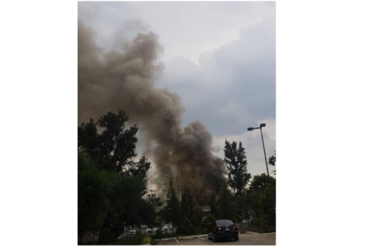 Se registra incendio en bodega de Iztapalapa