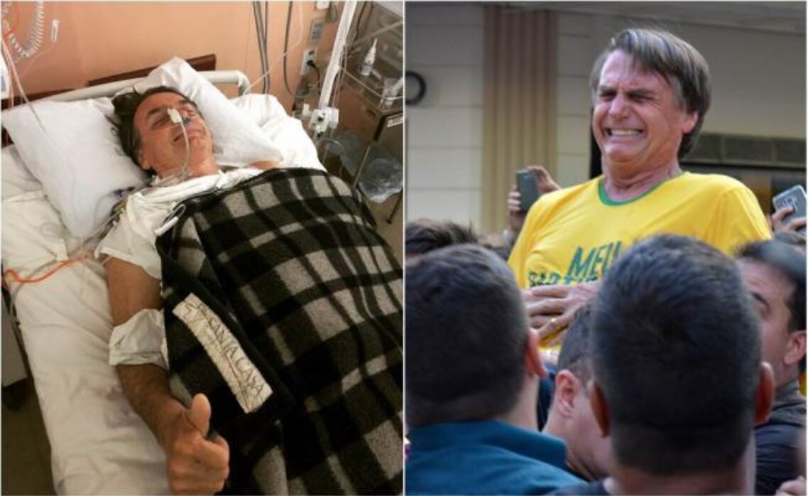 Bolsonaro sonríe; se recupera en centro médico de Brasil