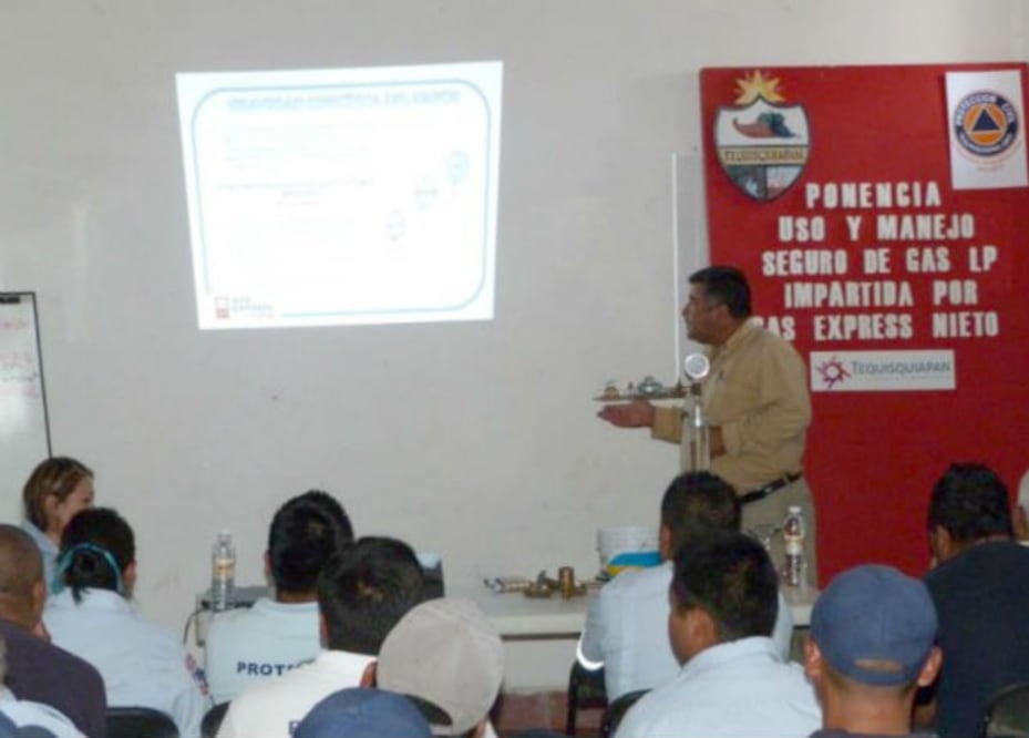 Se capacitan en manejo de gas LP