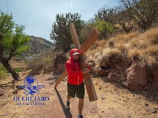 Cristo de La Cañada cierra su preparación para representar a Jesús en el Viacrucis