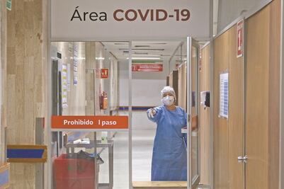 Ocupación hospitalaria por Covid-19 subió 7 veces en 23 días