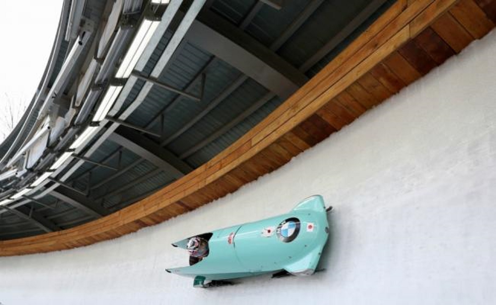 Bobsled en el Olympic Sliding Centre. (Foto: Jeon Han/Korea.net)
