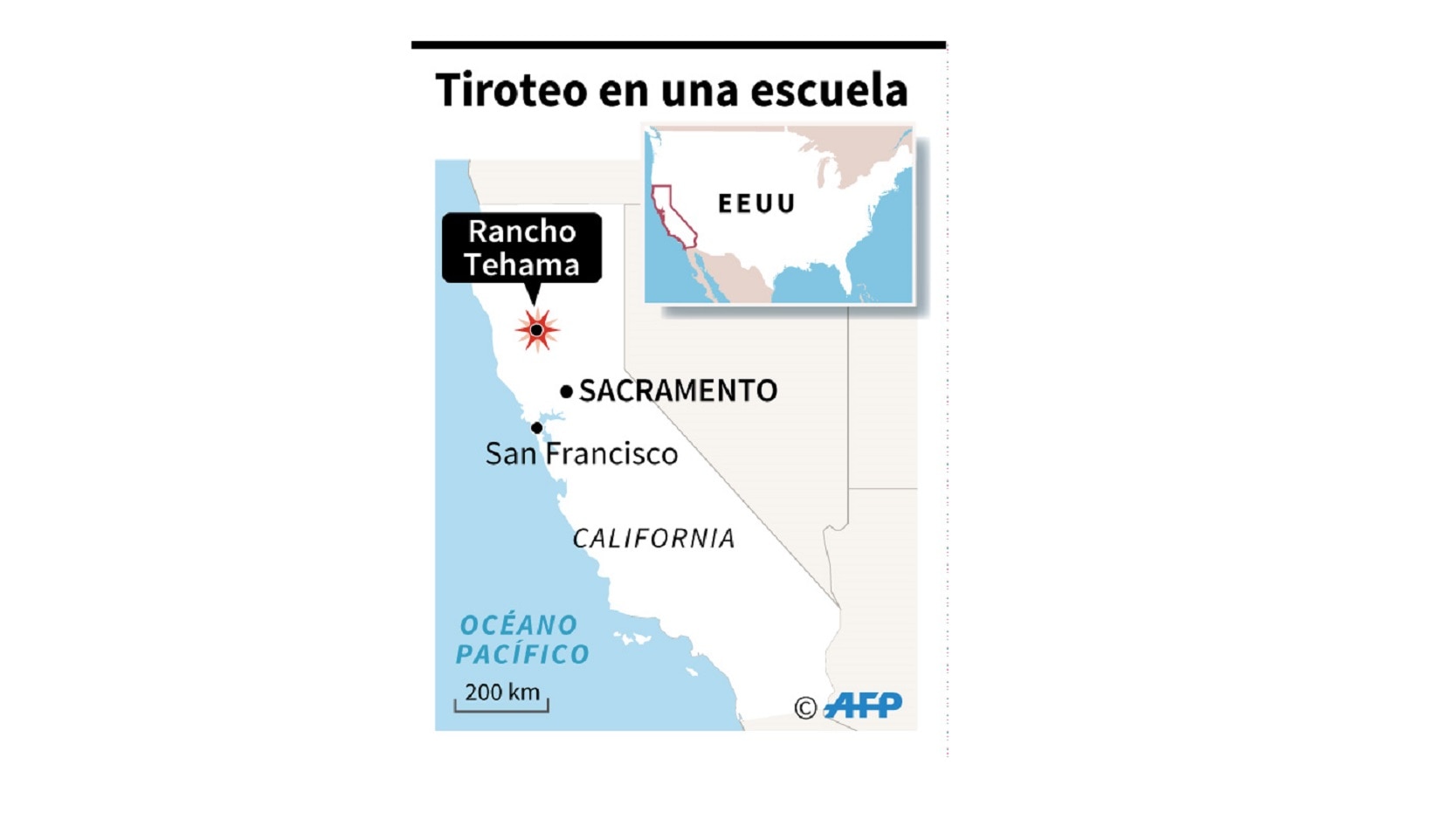 Tres personas mueren en tiroteo en escuela primaria de California: medios locales