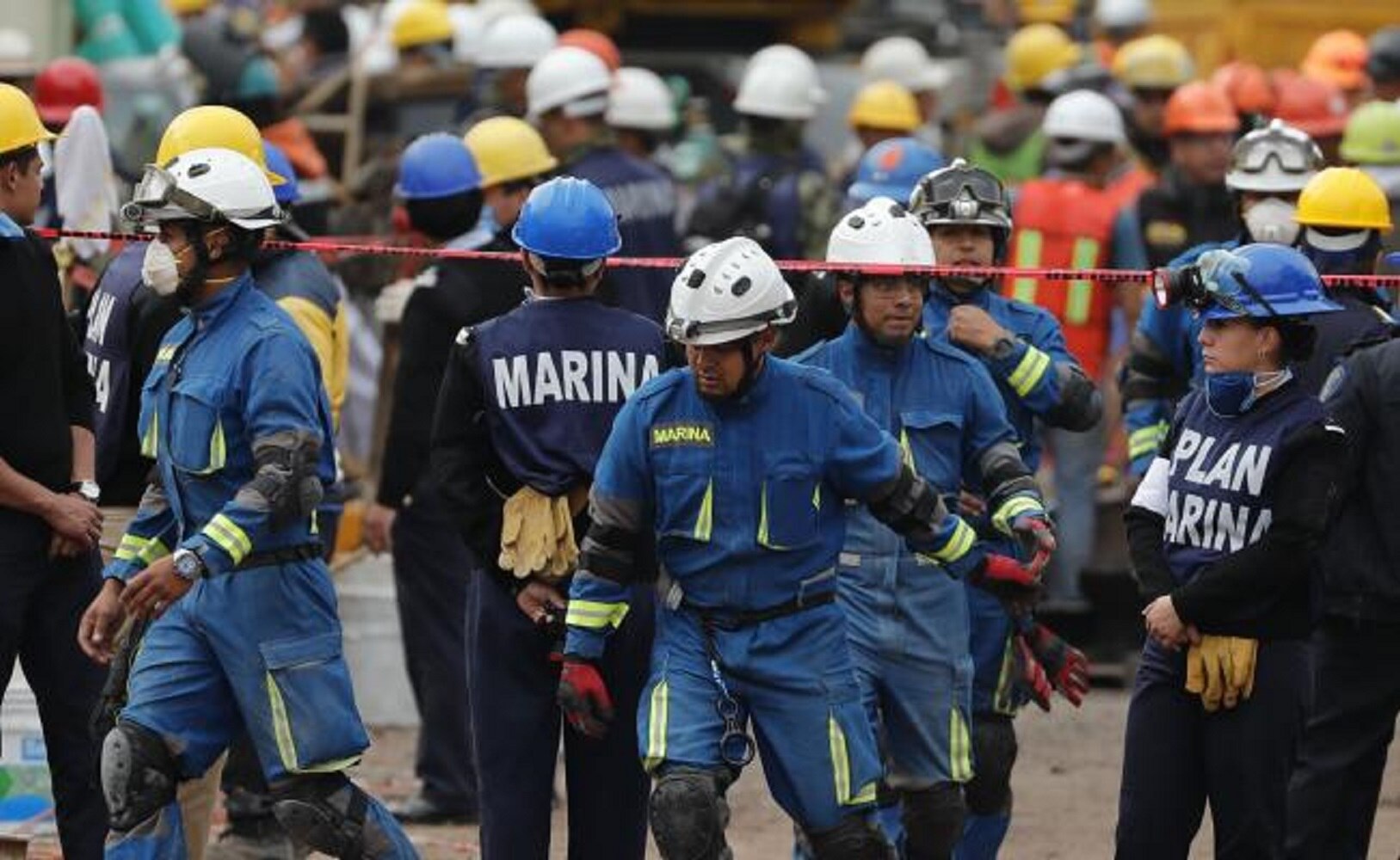 Semar ha rescatado a 115 víctimas del sismo de 7.1 grados