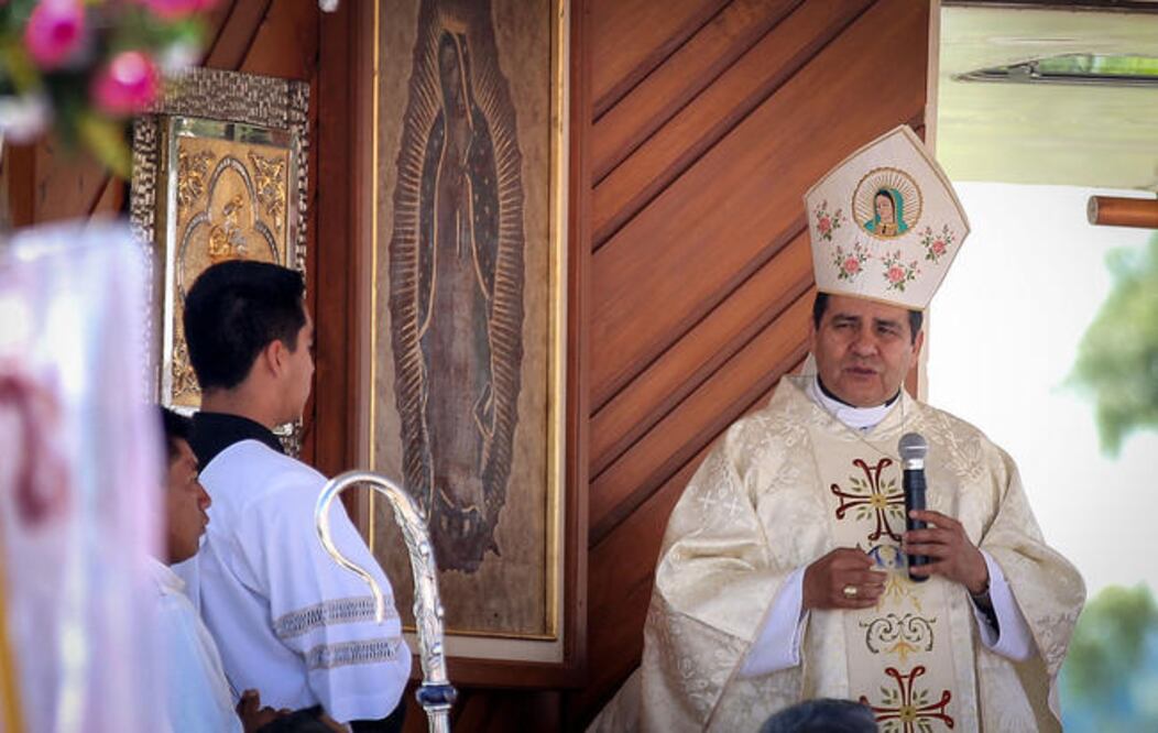 El obispo Faustino Armendáriz destacó que la peregrinación de Querétaro es una bendición para el estado, e invitó a todos a participar y dar testimonio. (LUIS SÁNCHEZ. EL UNIVERSAL)