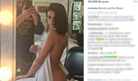 Causa revuelo Selena Gómez por foto semidesnuda