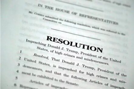 Juicio político a Trump, "primera" prioridad del Senado de EU en enero