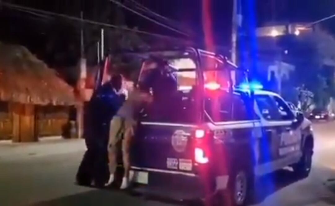 Policías de Tulum protagonizan nuevo episodio de violencia durante detención