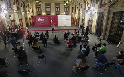 "Sentaditos, por favor": AMLO sale de la mañanera por sismo… y ordenan a reporteros permanecer ahí