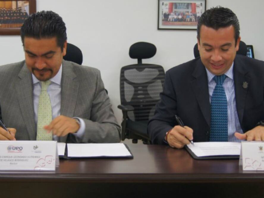 Firman convenio UPQ y la UNAQ