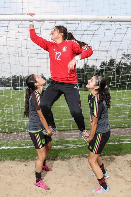 Miriam Aguirre, lista para atajar metralla