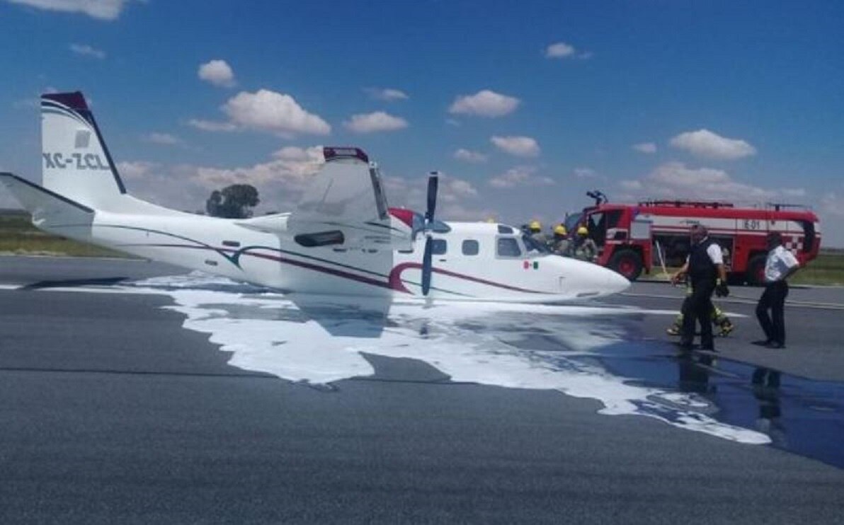 Falla avión en el que viajaba esposa del gobernador de Zacatecas