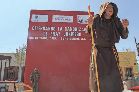 Celebran santificación de fray Junípero Serra