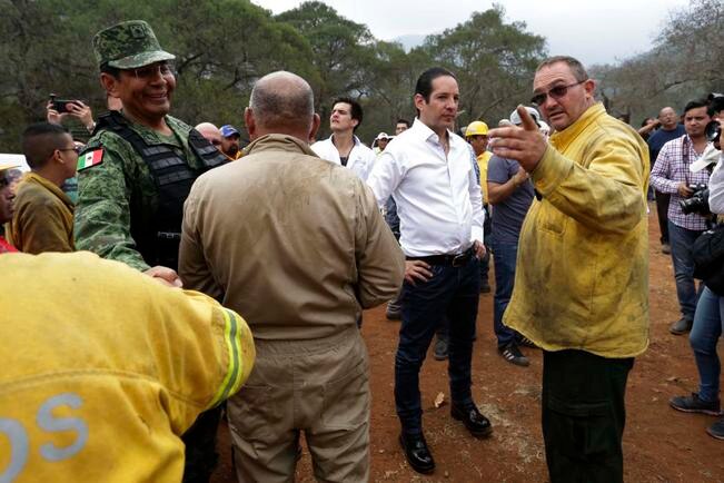 Dramática devastación por fuego en Jalpan