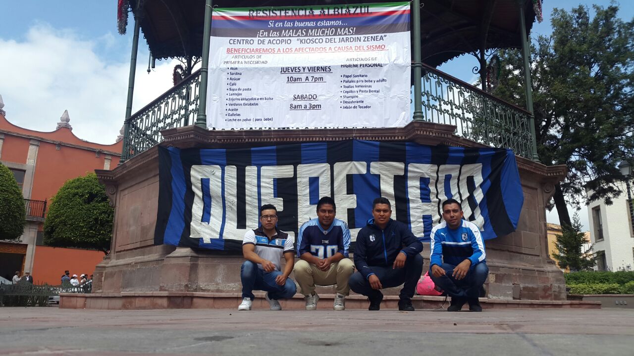 Porra de Gallos invita a apoyar a damnificados del sismo