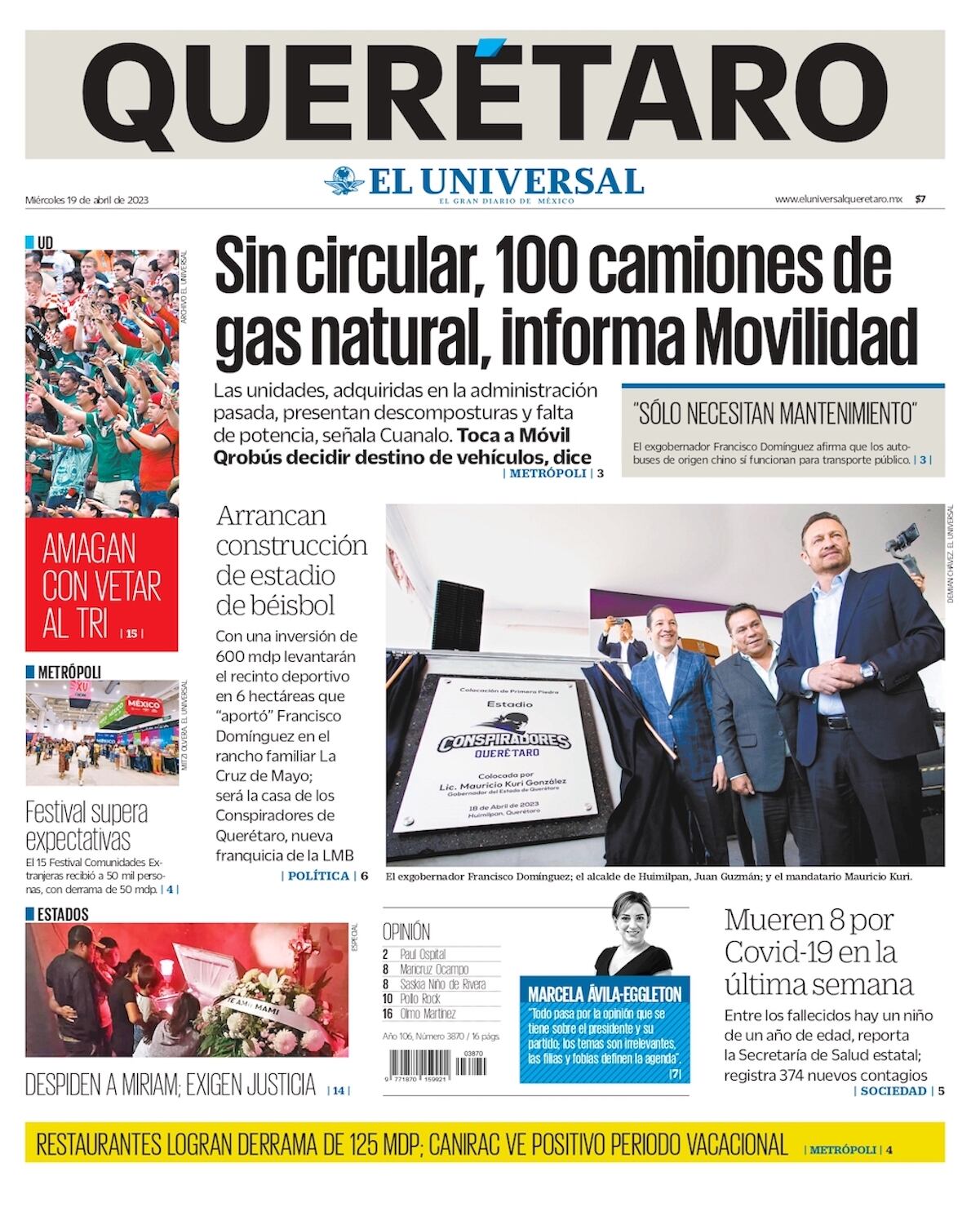 Portada 19 de abril de 2023