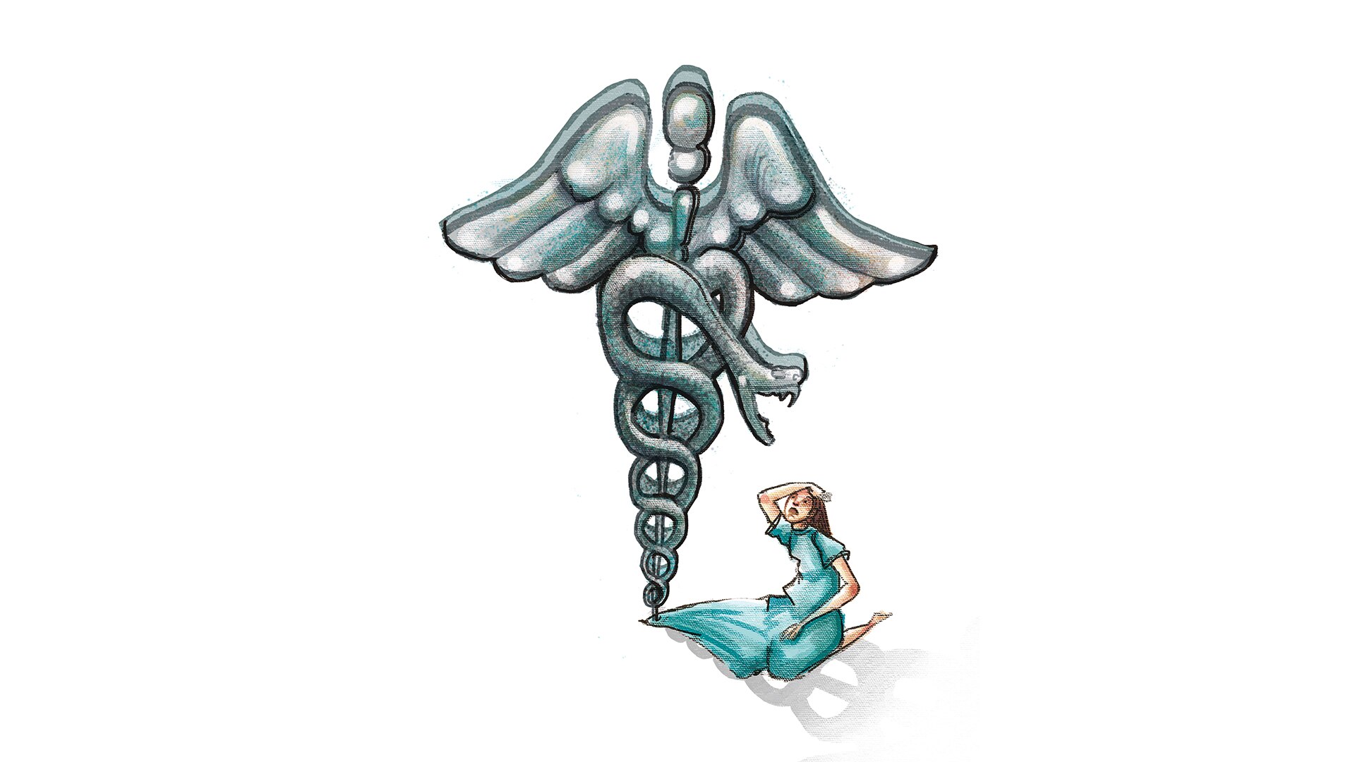 Acusa maltrato de personal médico