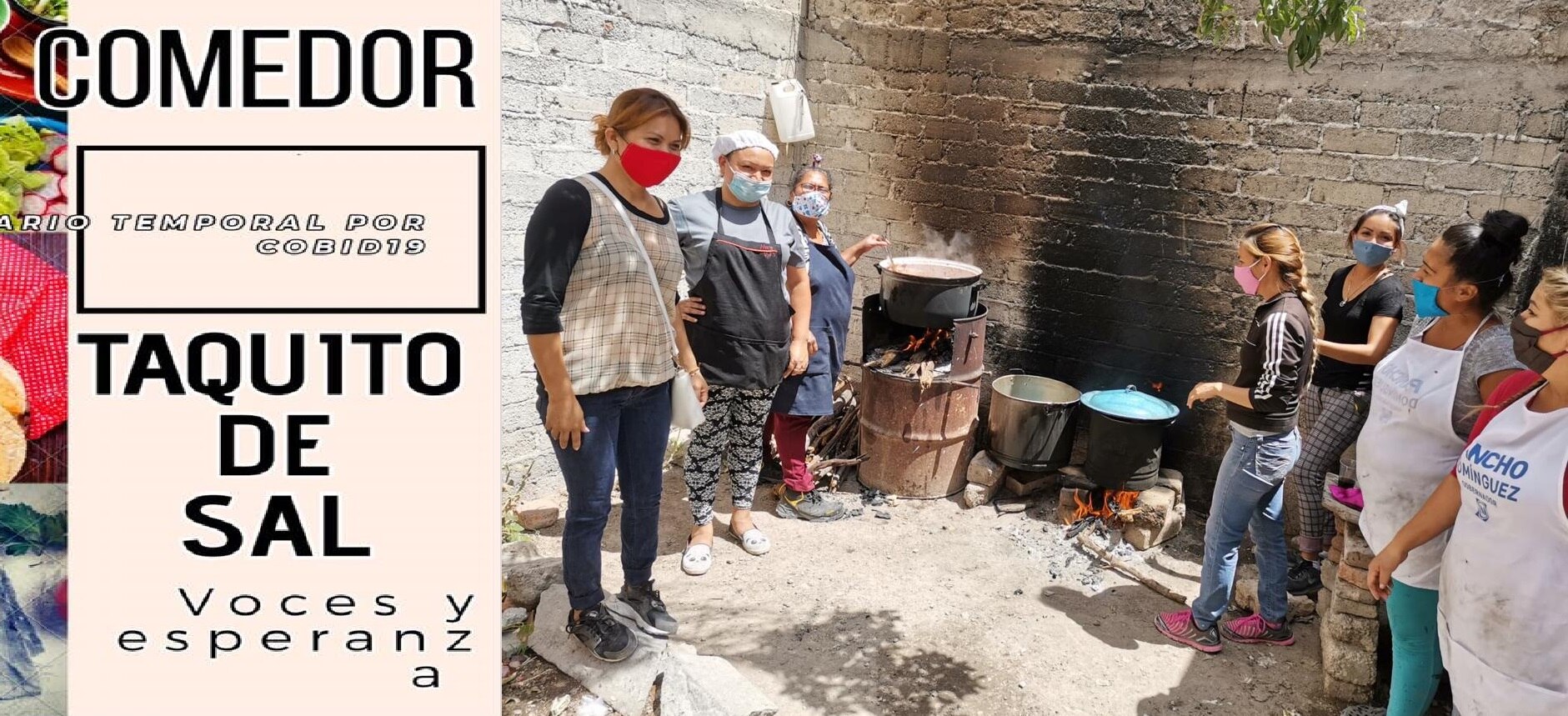 "Dan despensas, pero la gente ya no tiene cómo preparar la comida"