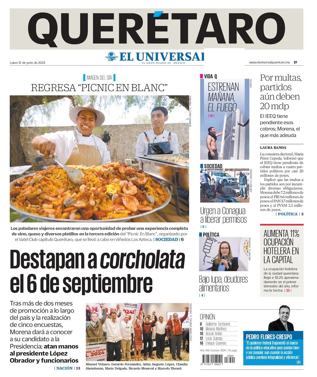 Portada 12 de junio de 2023