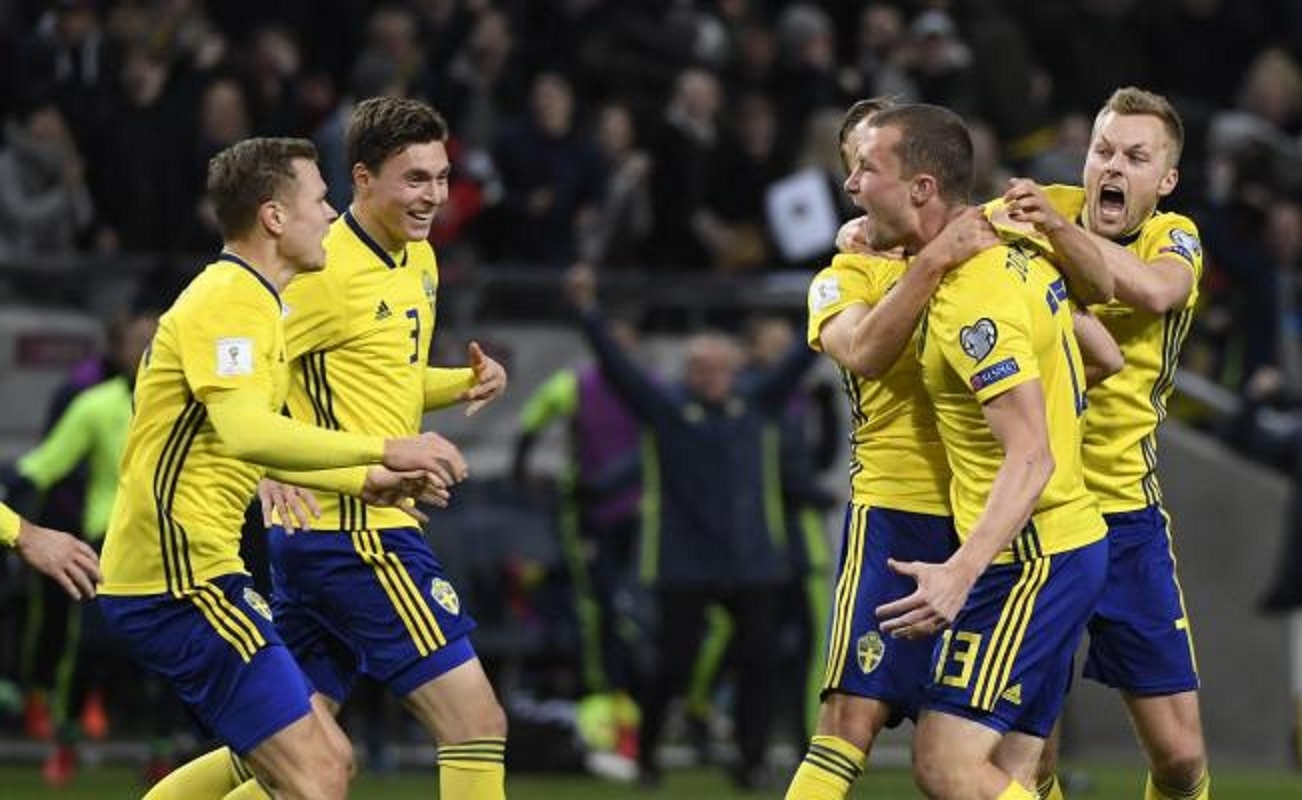 Suecia se lleva la ida del repechaje ante Italia