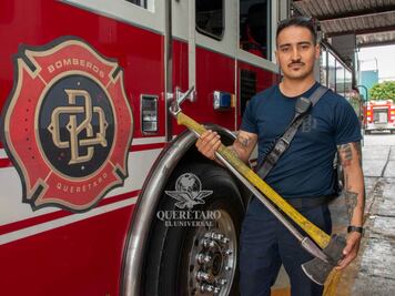 Día del Bombero. Leonardo cumplió su sueño y hoy salva vidas