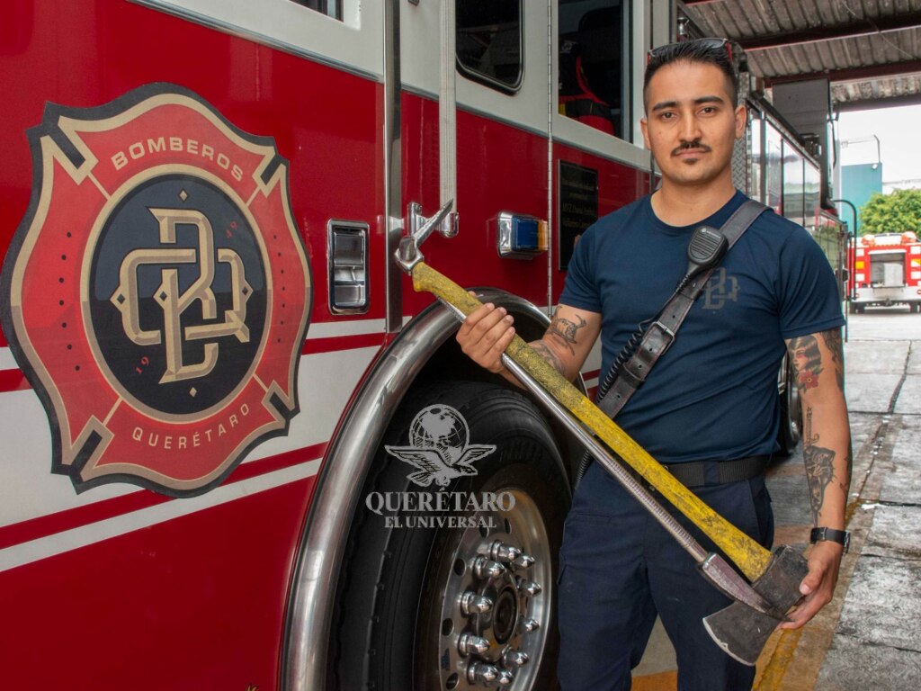 Día del Bombero. Leonardo cumplió su sueño y hoy salva vidas