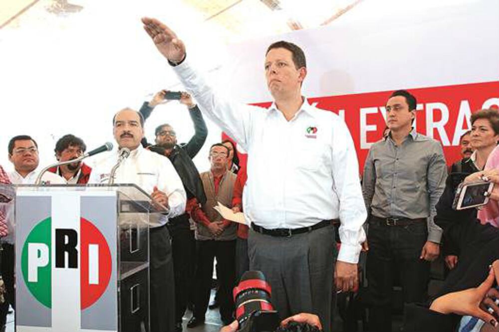 Protesta Ortiz como dirigente del PRI